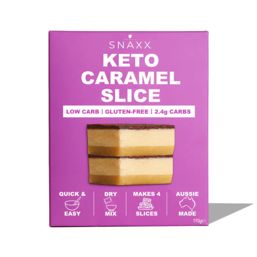 Snaxx Keto Caramel Slice 4 serve pack - 110g