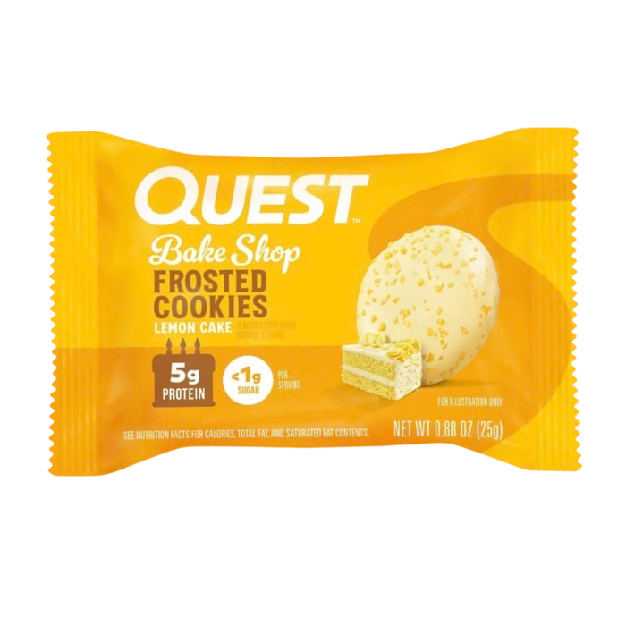QUEST Bake Shop Frosted Cookies - Lemon Cake - 25g