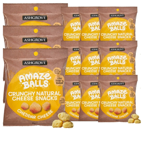 Bulk AmazeBalls - Tasty Cheddar 50gm x 12 (case)