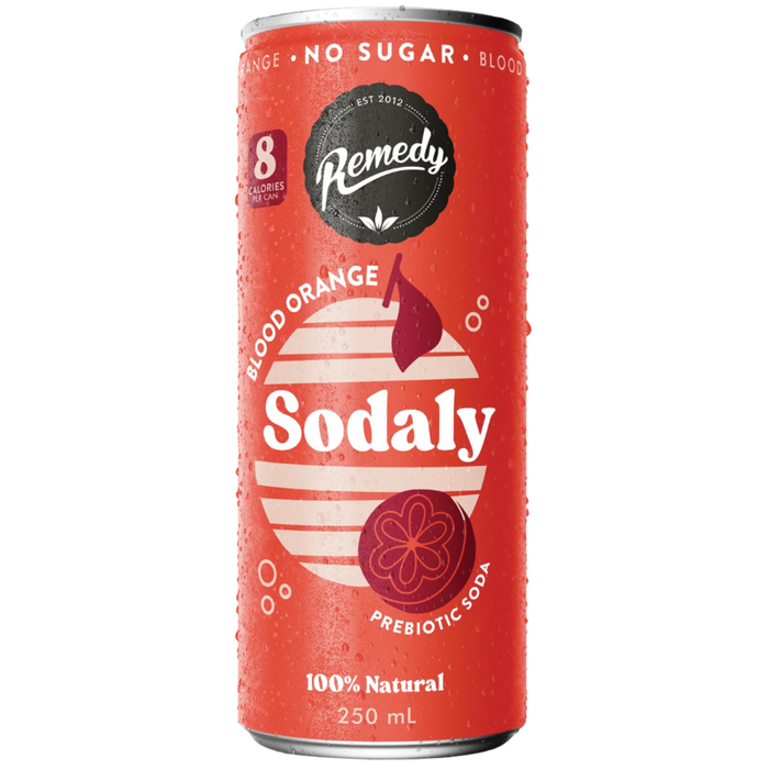 Remedy Sodaly Blood Orange 250mL
