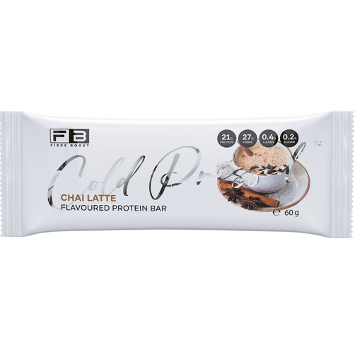 FIBRE BOOST Cold Pressed Protein Bar - Chai Latte Flavour 60g