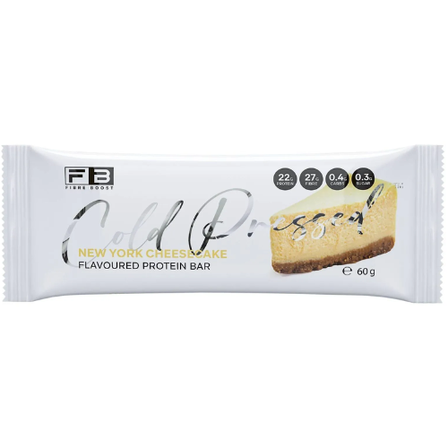 FIBRE BOOST Cold Pressed Protein Bar - New York Cheesecake 60g