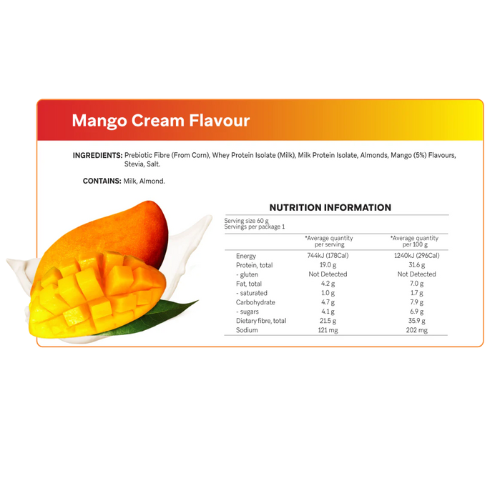 Smart Diet Solutions Protein Bar - Mango Cream 60gm