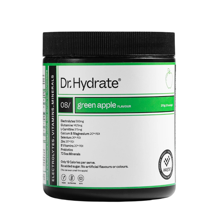 Dr Hydrate All-In-One Hydration Electrolyte Drink Mix - Green Apple