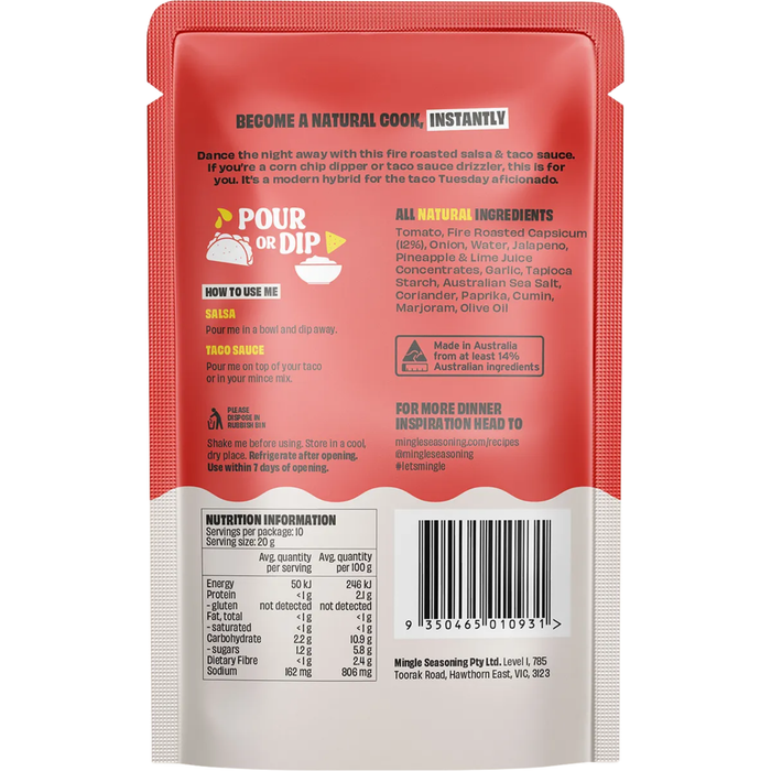 Mingle Salsa & Taco All Natural Sauce 200g