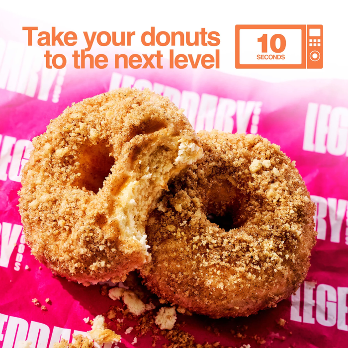 Legendary Foods Protein Donuts - Cinnamon Crumble - 61g - Limit 1 per order