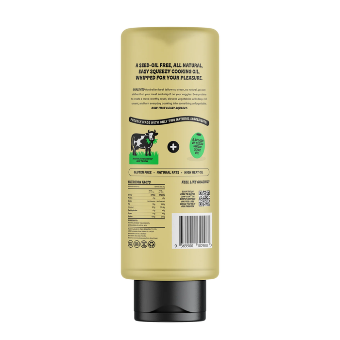 Talo Grass Fed Whipped Beef Tallow with Olive oil -  300g