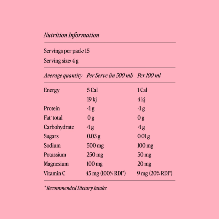 Hyro Zero Sugar Electrolyte Mix - Watermelon - 15 sachets