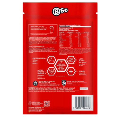 BSC x Chupa Chups Protein Water - Grape 350g