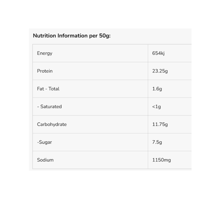 The Jerky Co - Sweet BBQ Jerky - 50g