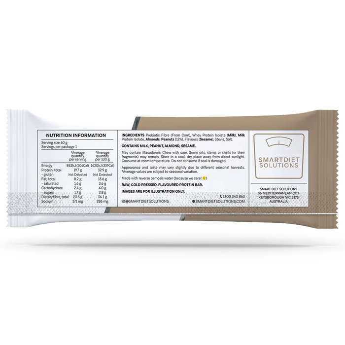 Smart Diet Solutions Protein Bar -  Crunchy Peanut Butter Flavour 60g