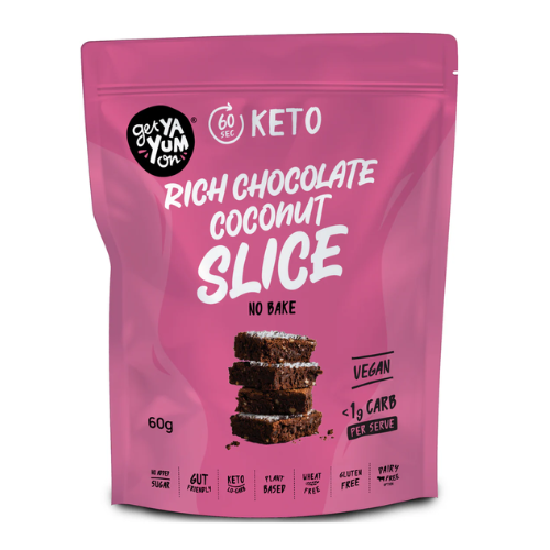 Get Ya Yum On Rich Chocolate Coconut Slice No Bake mix - 60gm
