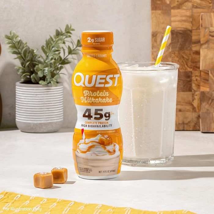 Quest - Protein Milk Shake 45g protein - Salted Caramel - 414mL
