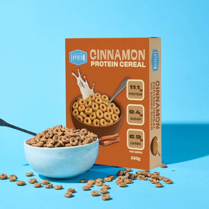 Low Carb Emporium Protein Cereal - Cinnamon Flavour - 250g