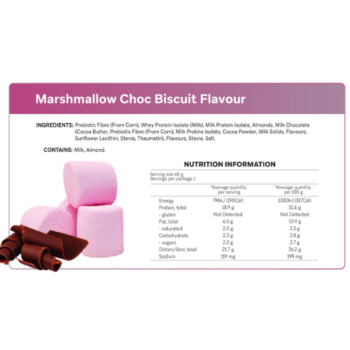 Smart Diet Solutions Protein Bar - Marshmallow Choc Biscuit 60g