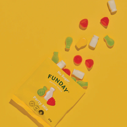 BULK Funday Party Mix Gummies - 50g x 12