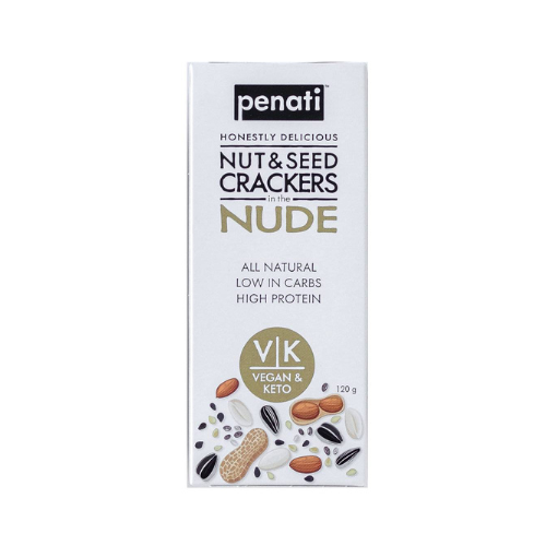 Penati Honestly Delicious Nut & Seed Crackers in the NUDE - 120g Best Before 01/02/2024