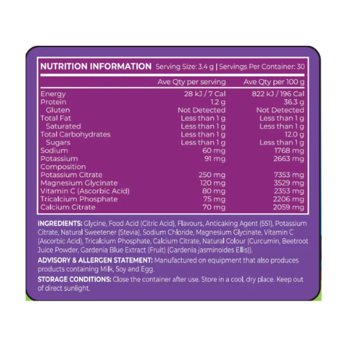 ReVitalise Kids Electrolyte Drink Mix - Giggly Grape Tub 30 serves