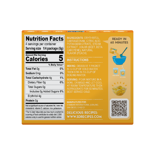 Bulk Simply Desserts Jel Dessert Mix - Sampler Pack x 4 flavours kit