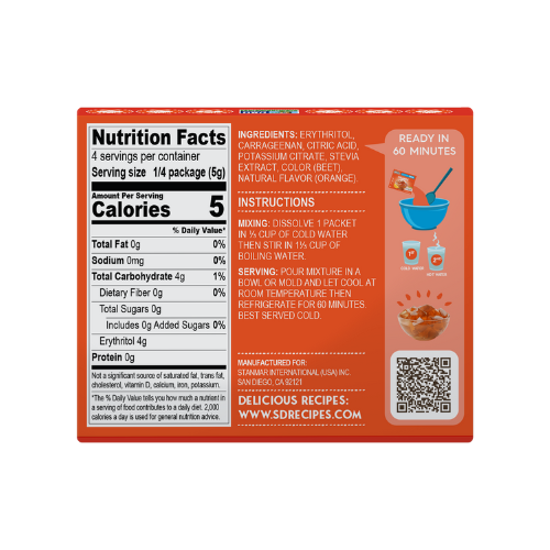 Bulk Simply Desserts Jel Dessert Mix - Sampler Pack x 4 flavours kit