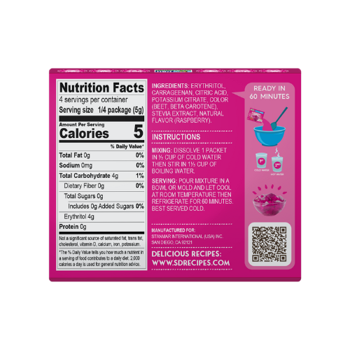 Bulk Simply Desserts Jel Dessert Mix - Sampler Pack x 4 flavours kit