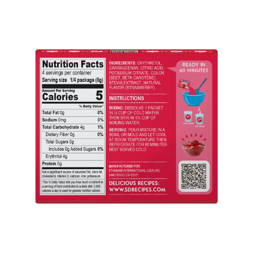 Bulk Simply Desserts Jel Dessert Mix - Sampler Pack x 4 flavours kit