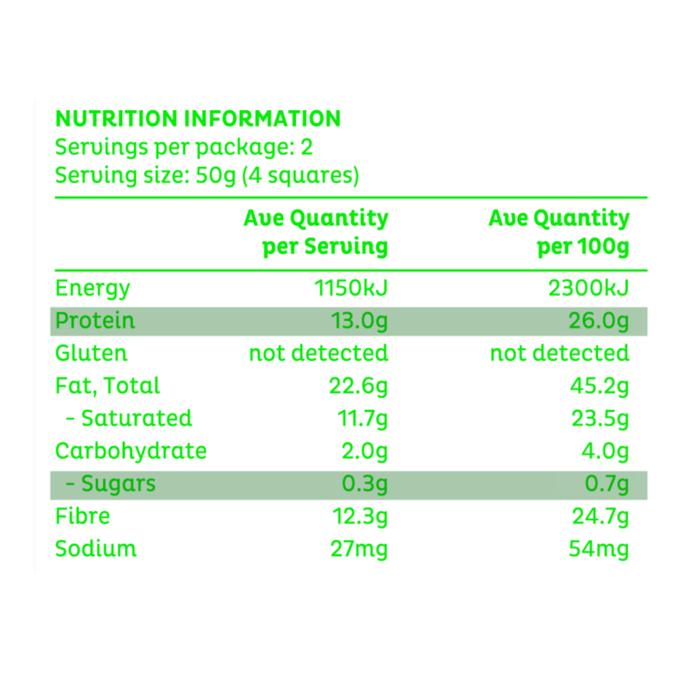 Googys Peppermint Dark Protein Chocolate - 100g