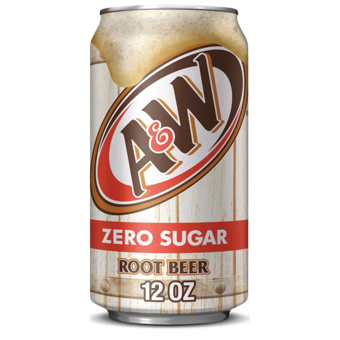 A&W Root Beer - Zero Sugar 355mL - INSTORE ONLY - Best Before Oct 15th 2026
