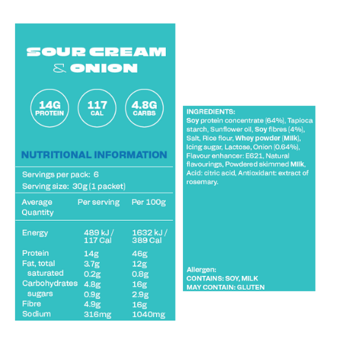 Low Carb Emporium Low Carb Protein Chips - Multi Flavour Pack (6 x 30g)