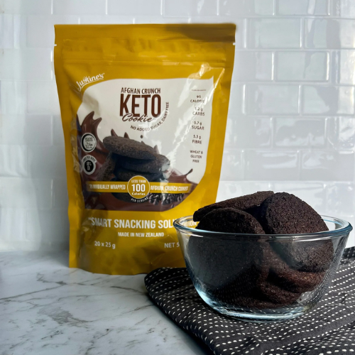 Justine's Mini Keto Crunch Afghan Cookies - 500g