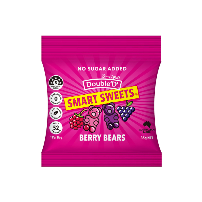 Double ‘D’: Smart Sweets™ Berry Gummies 35gm