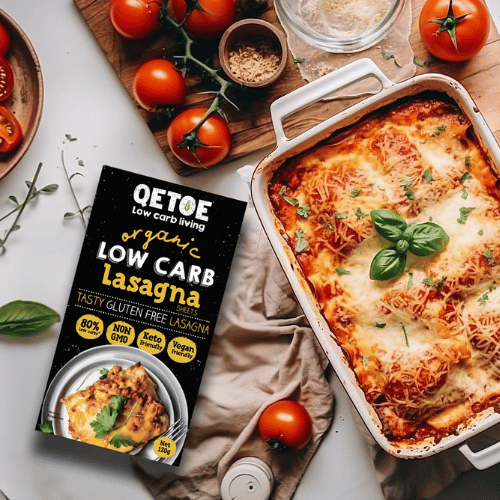 Qetoe Organic Low Carb Lasagna Sheets - 120g