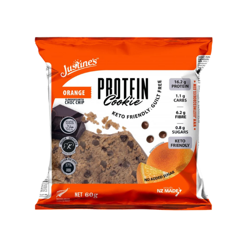 Justine’s Orange Choc Chip Protein Cookie - 60g