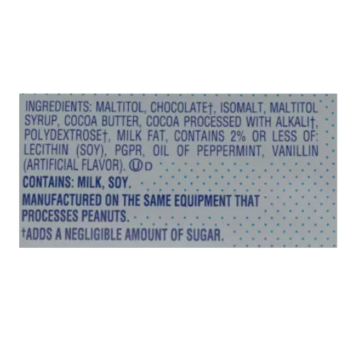 York Zero Sugar Chocolate Peppermint Patties - 85g - Limit 1 per order