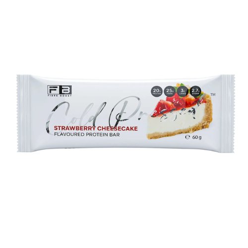 FIBRE BOOST Cold Pressed Protein Bar - Strawberry Cheesecake
