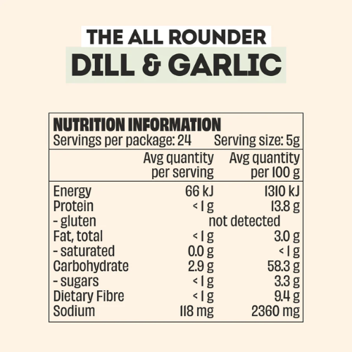 MINGLE Dill & Garlic Seasoning  - 120g