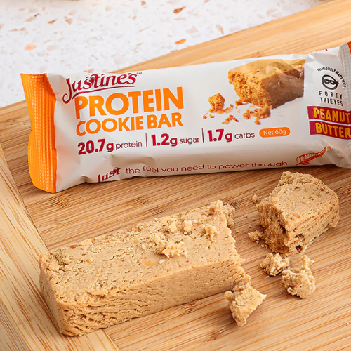 Justine's Protein Cookie Bar Forty Thieve Peanut Butter - 60g