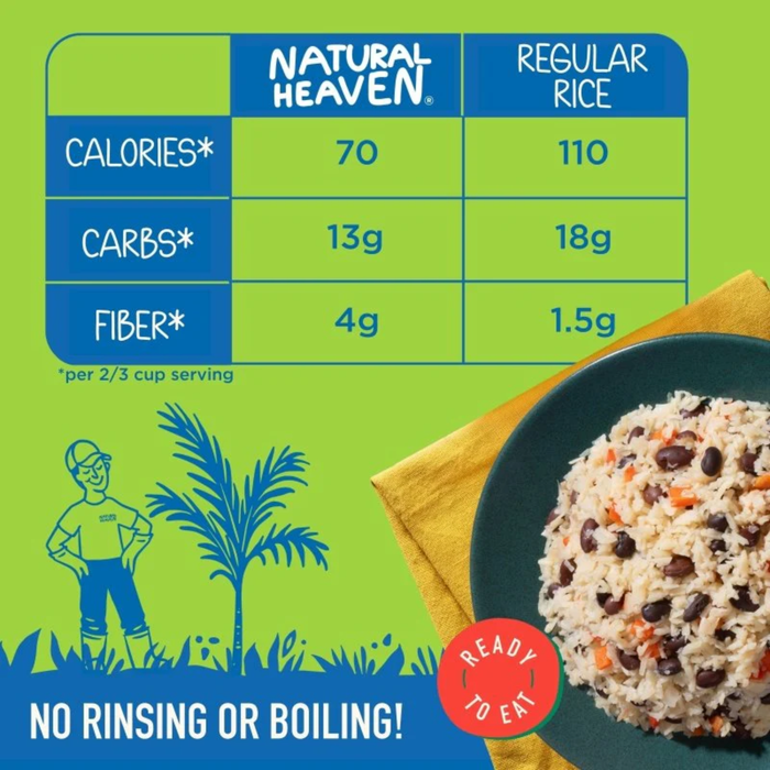 Natural Heaven Heart of Palm Cuban Style Congri Rice - 255g (net)