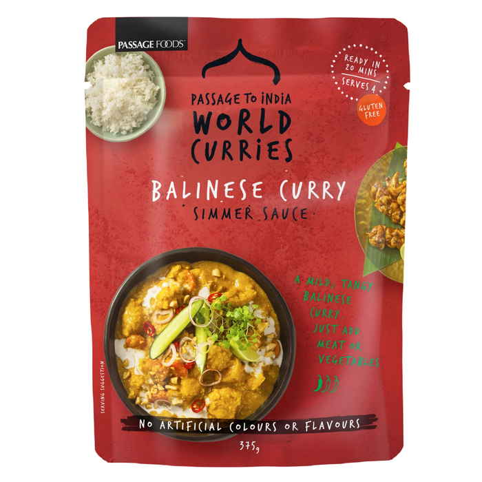 Passage to India - Balinese Curry Simmer Sauce - 375g