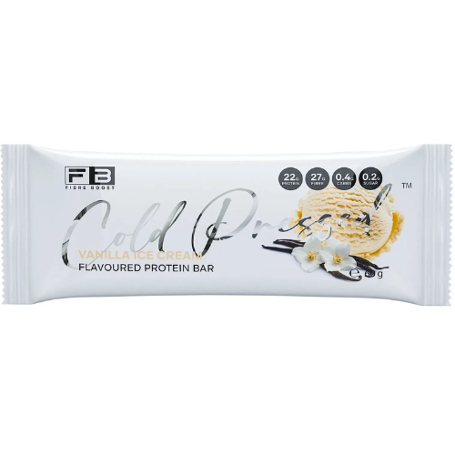 FIBRE BOOST Cold Pressed Protein Bar - Vanilla Ice Cream 60g