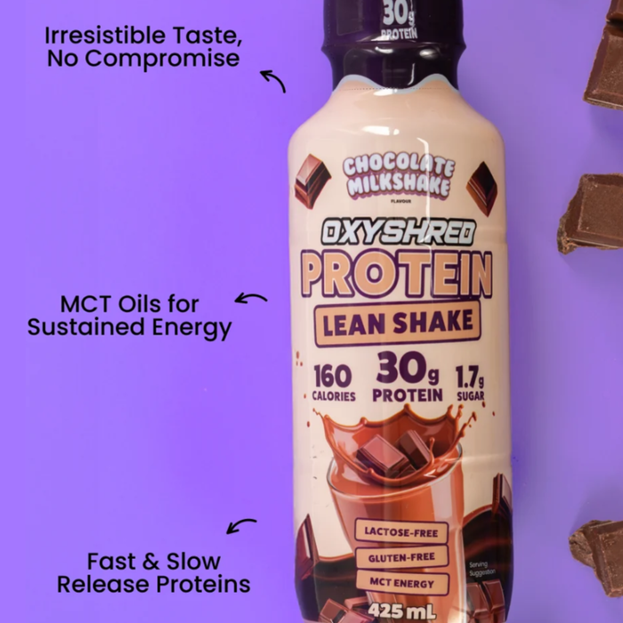 EHP Labs OxyShred Protein Lean Shake - Chocolate Milkshake (425ml)