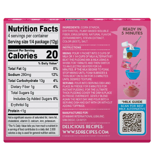 Simply Desserts Instant Pudding & Pie Filling - Strawberry 48gm