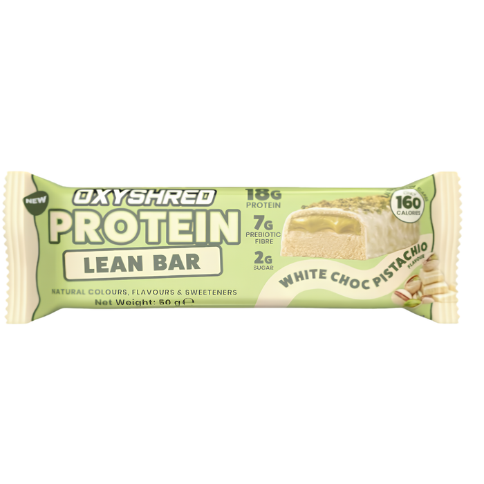 EHP LABS OxyShred Lean Protein Bar - White Choc Pistachio Flavour 