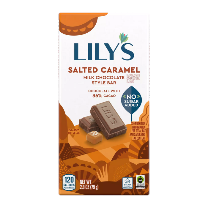 Lily's Salted Caramel Milk Chocolate Style Bar