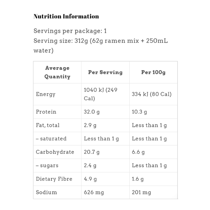 Qetoe Low Carb High Protein Instant Cup Noodle - Beef Flavour