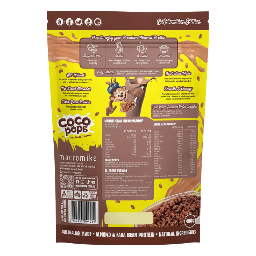 Macro Mike x Kellogg's Coco Pops Premium Almond Protein - 400g