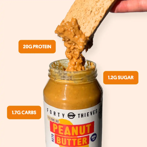 Justine's Protein Cookie Bar Forty Thieve Peanut Butter - 60g