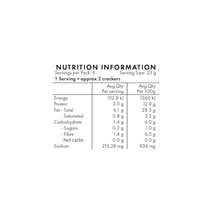 Paleo Pure Keto Crackers - BBQ 140gm