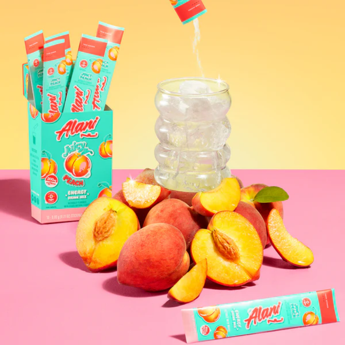 Alani Nu Energy - Juicy Peach Energy Sticks 10pk