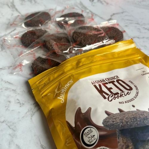 Justine's Mini Keto Crunch Afghan Cookies - 500g